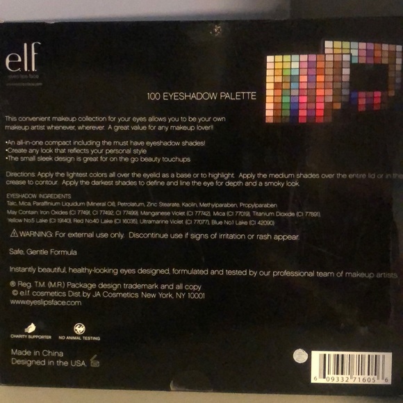 NWT!! ELF 100 eyeshadow palette - Picture 2 of 5